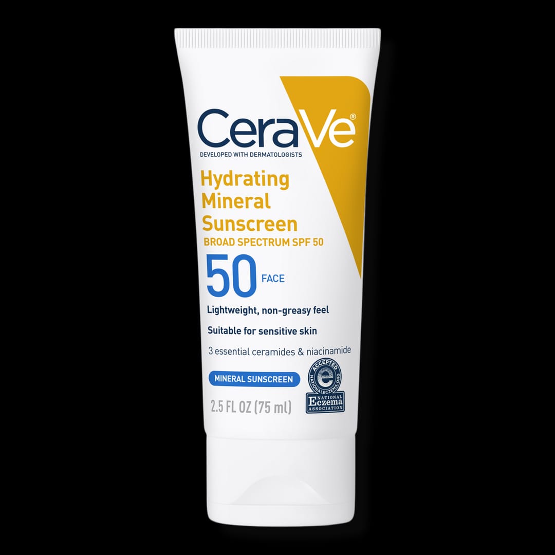 CeraVe Hydrating Mineral Sunscreen SPF 50 Face Lotion