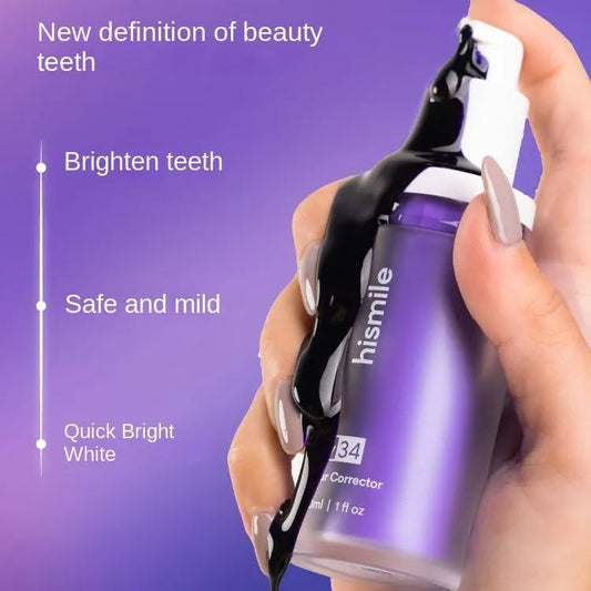 HiSmile V34 Color Corrector Serum – Instant Teeth Brightening Formula (30ml)