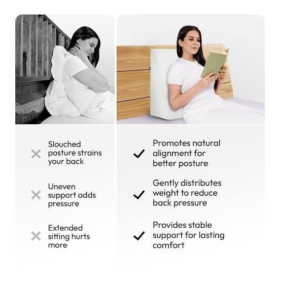 Ultimate wedge plus cushion pillow