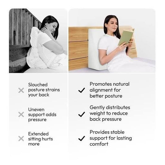 Ultimate wedge plus cushion pillow