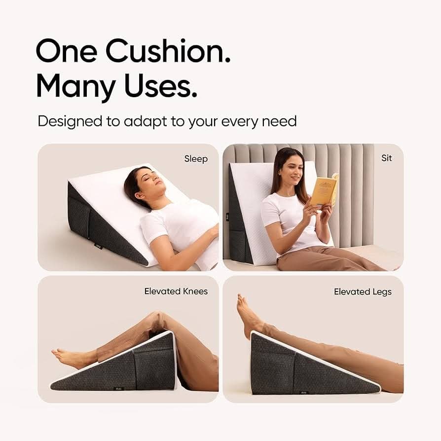 Ultimate wedge plus cushion pillow